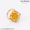 14753 xuping jóias graciosa18k banhado a ouro moda artificial gemstones anel de dedo para senhora